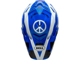 BELL MOTO-9 FLEX FASTHOUSE GLOSS BLUE/WHITE MEDIUM